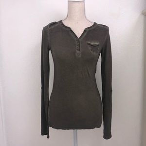 Long Sleeved Button Top